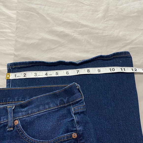 Express 70’s Flare Indigo Denim Jeans -12L - Picture 8 of 10